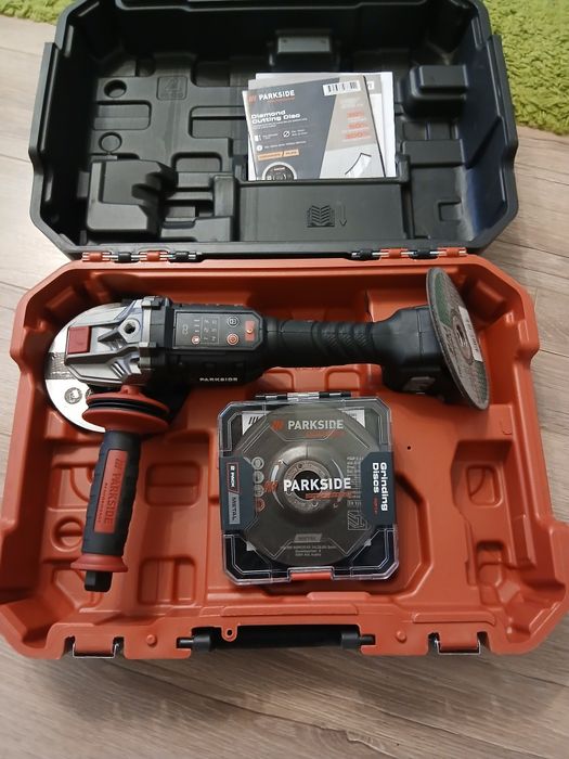 Акумулаторна ъглошлайф Parkside Performance