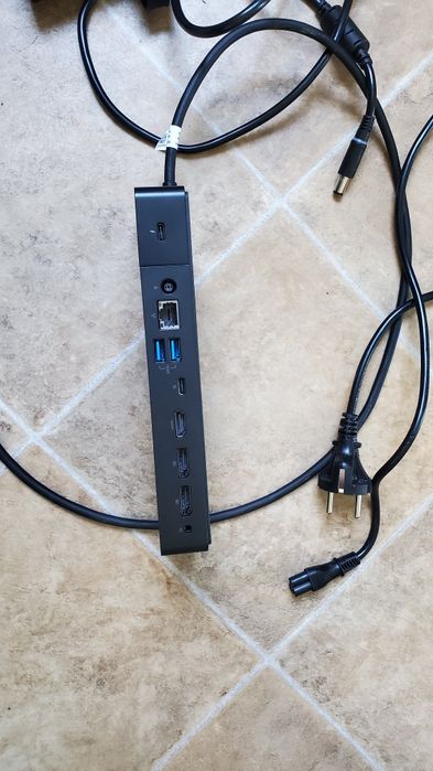 Adaptor WD19 Dock, Dell, 180W AC, Negru
