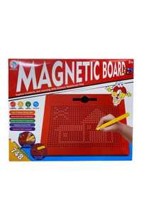 Tablita de desen cu magneti, Magnetic Board, 748 bile magnetice, multi