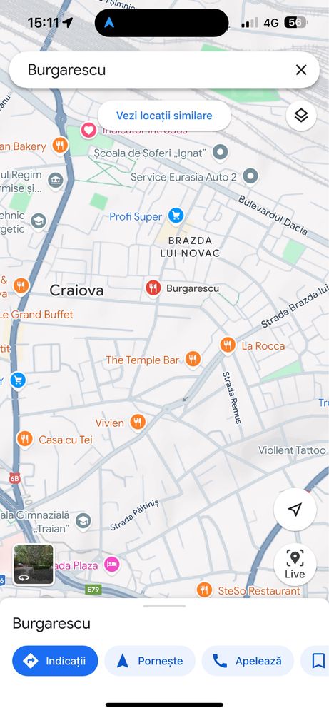 Inchiriez teren zona Brazda cu vad ridicat