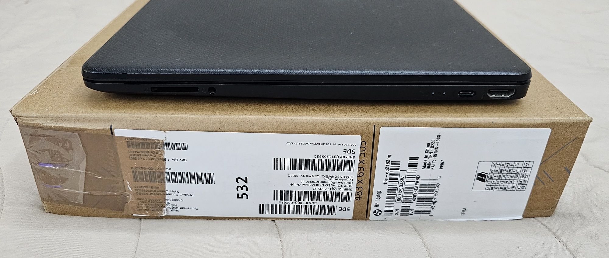 Лаптоп HP 15s НОВ