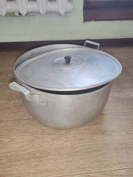 Большая кастрюля, алюминий, 10л