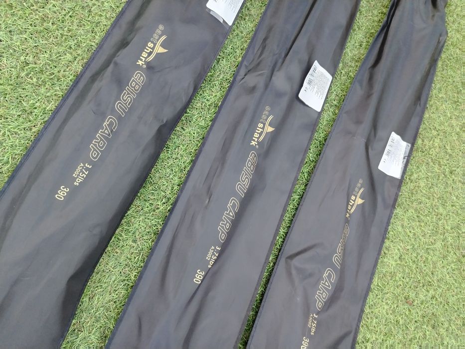 SET 3 Lansete EastShark EBISU CARP 3.90 m 3.75 Lbs 2 tronsoane NEW 202