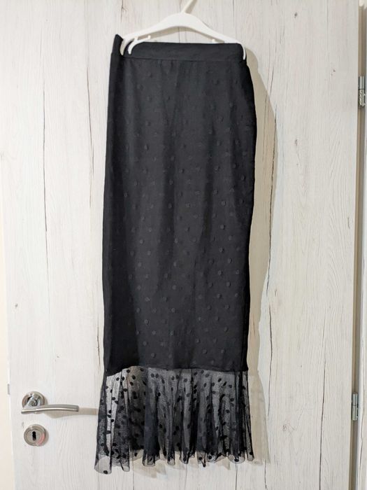 Fusta din tull cu buline