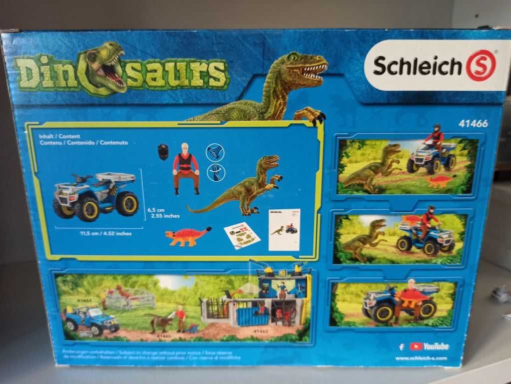 Fuga cu ATV-ul - Schleich Dinosaurs 41466