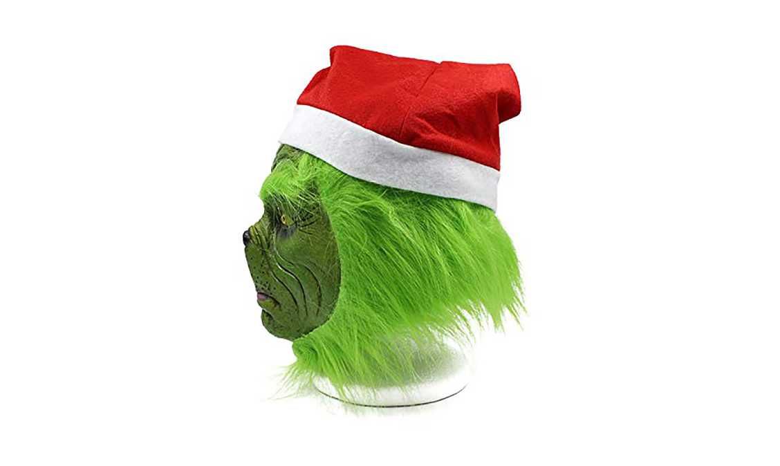Masca Grinch manusi verde pentru Halloween Craciun petrecere bal