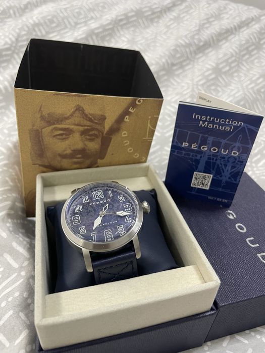 Ceas Pegoud Pilot Blue