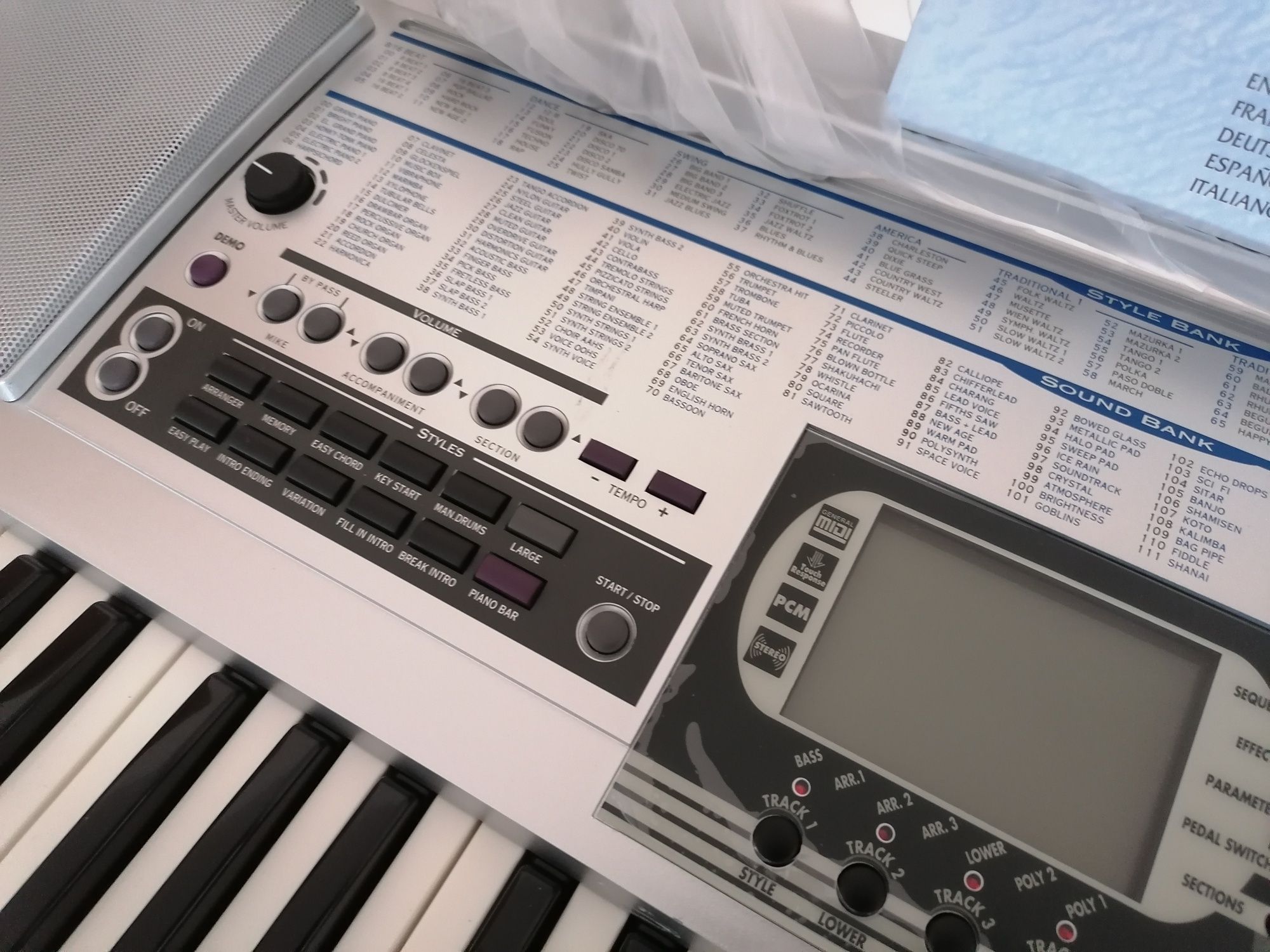 Farfisa TK-88 HDD2 Floppy Disk pian digital orga electronică