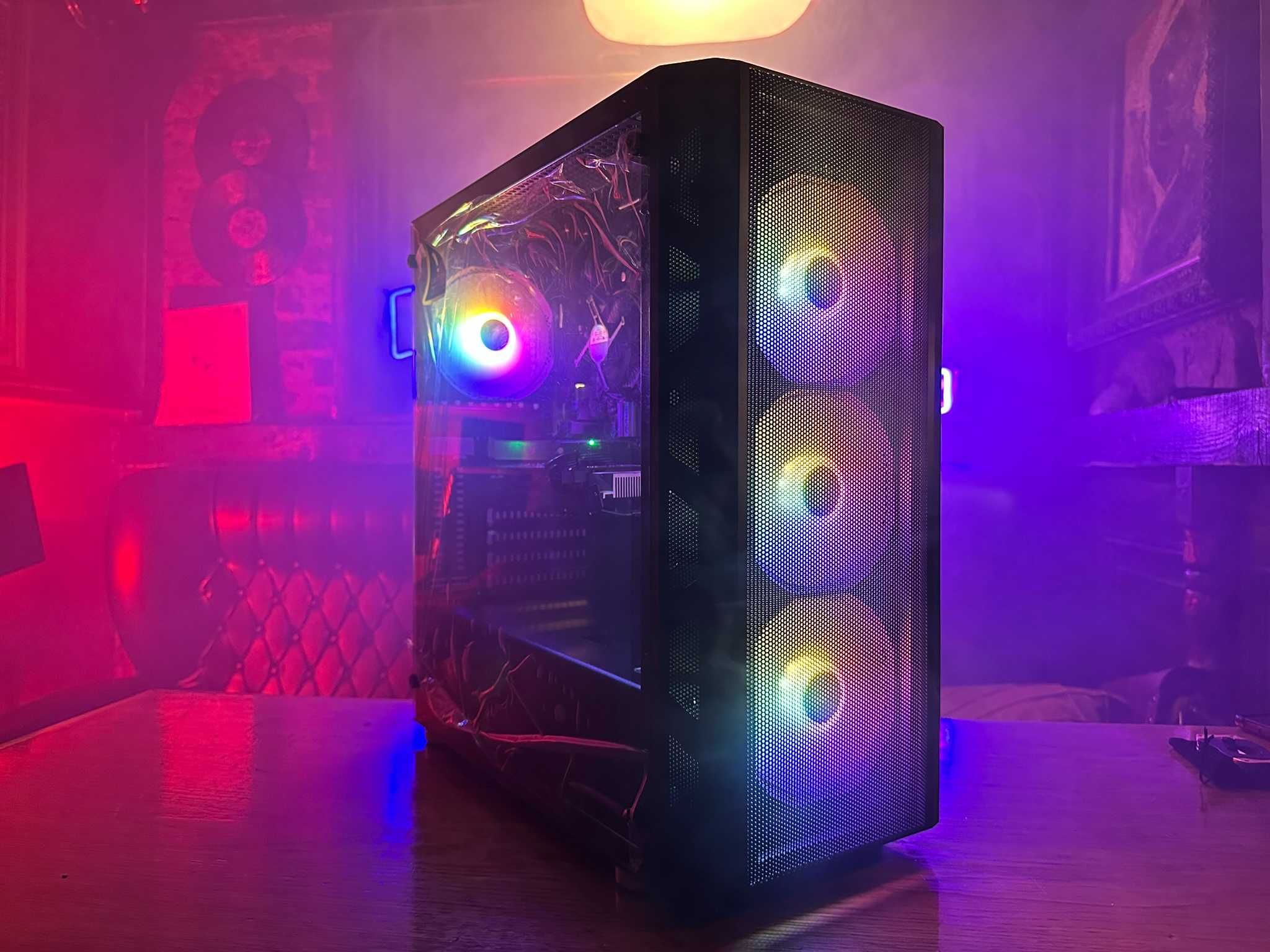 Геймърски Компютър Ryzen RYZEN 5 3600, 16GB, GTX1080, 500SSD, 1TB HDD
