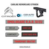 Carlige remorcare Citroen omologate si durabile