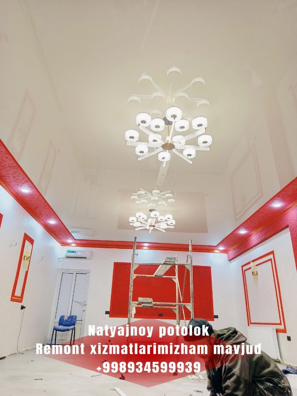 Natyajnoy potolok. Buxoro,Kizilteppa,Navoiy,Samarqand