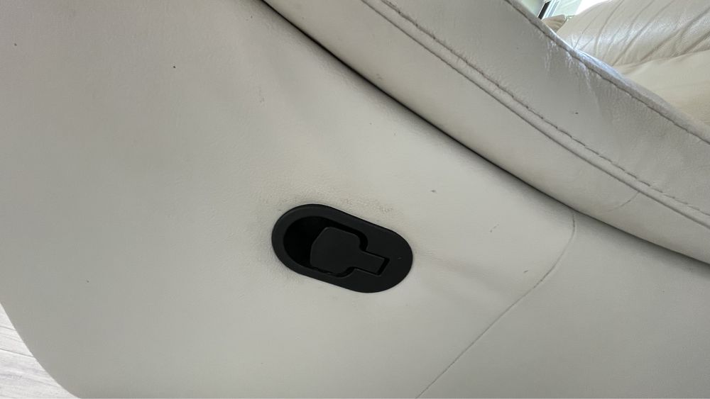 Canapea piele naturala si recliner