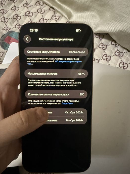 16pro max 95 ёмкость