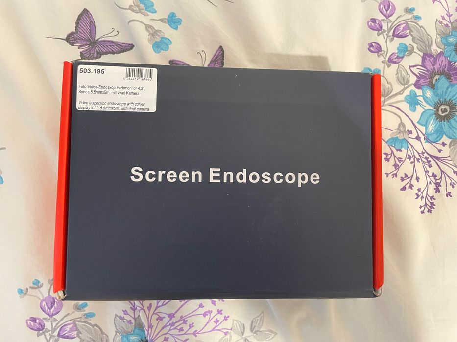 Cameră de inspecție P130 cu ecran IPS LCD de 4,3", sondă de 8 mm,