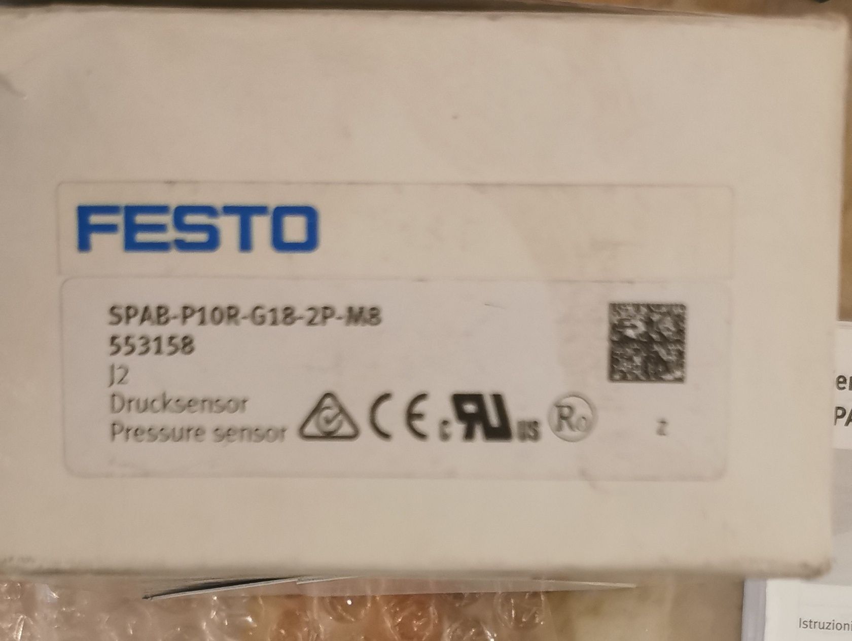 Senzor presiune Festo SPAB-P10R-G18-2P-M8