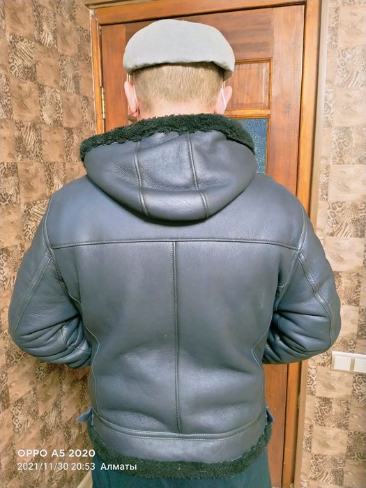 Кожаная куртка на натуральном меху