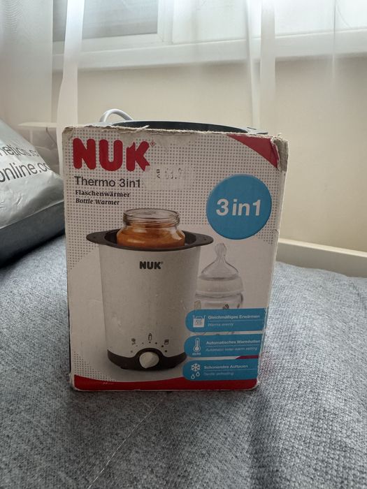 Нагревател за шишета и бурканчета Nuk - Termo 3 в 1