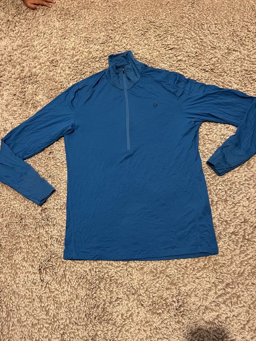 Norrona Wool Zip Neck-мъжка блуза мерино