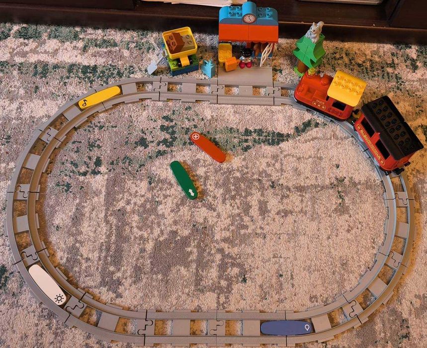 LEGO DUPLO 10874 - Tren cu aburi