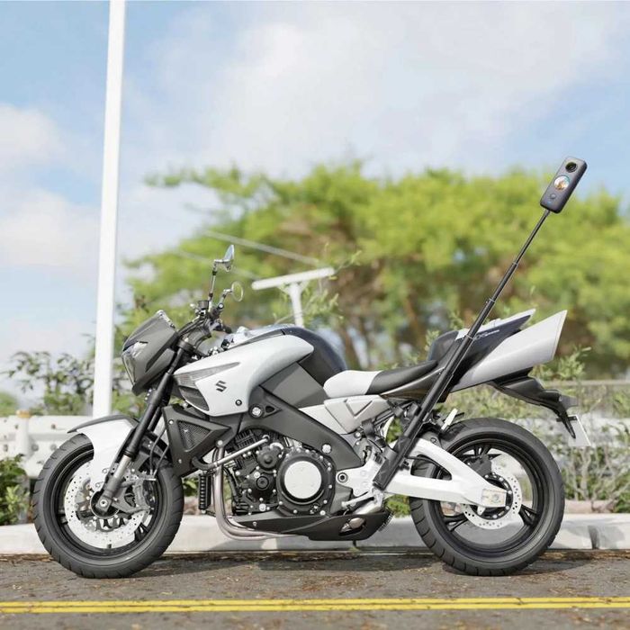 Clema cu prindere dubla pentru camere actiune GoPro, Insta360 X3 X4 X5