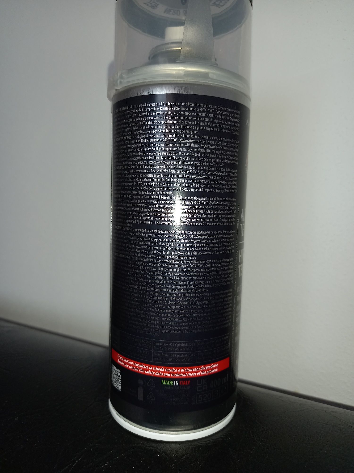 Spray ambro-sol 400ml negru