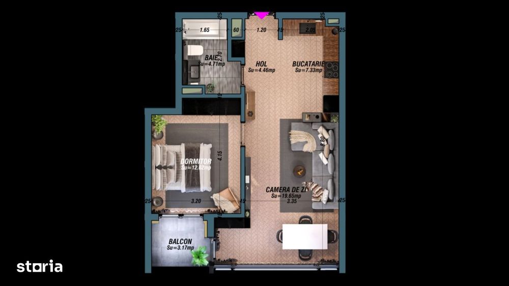 Apartament 2 Camere-Bloc 2( Finalizat )-Complex Avanera Suceava