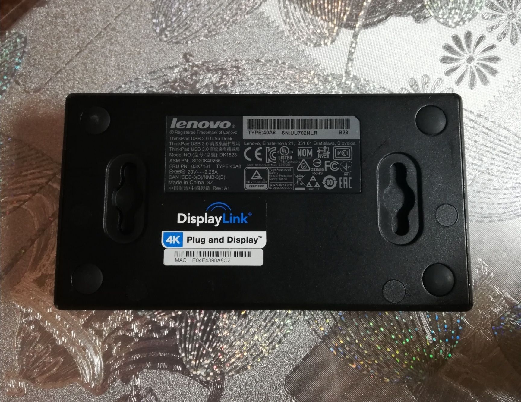 Docking Station Lenovo ThinkPad ULTRA 4 K