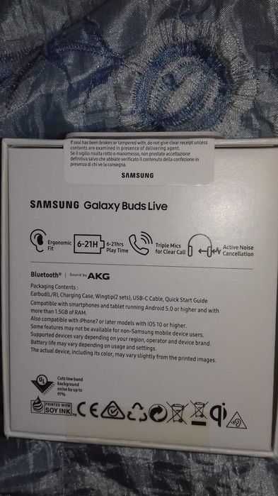 Samsung Buds Live True SM-R180NZKAEUE-Original nou sigilat