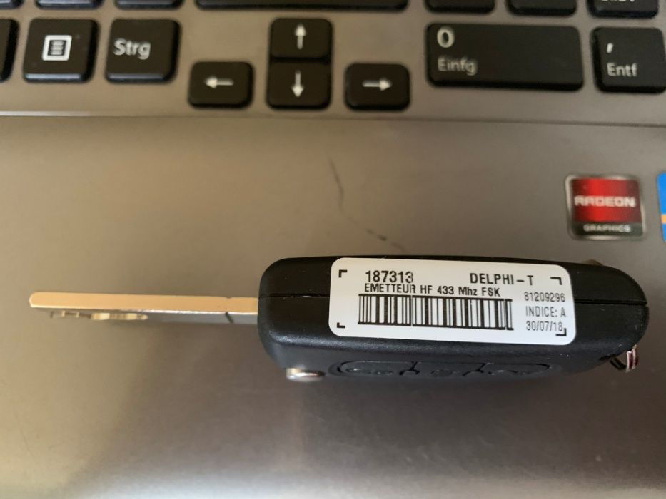 Cheie PEUGEOT ORIGINALA , Nefolosita !!