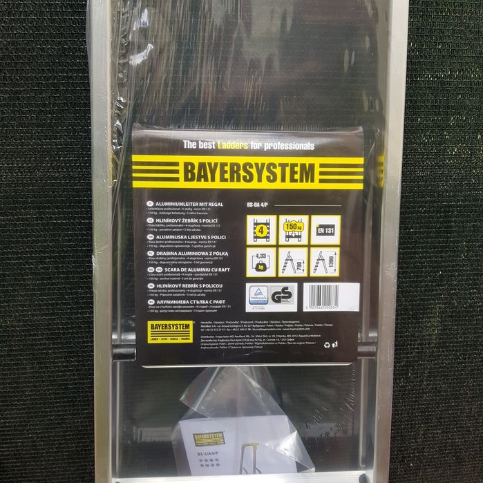 Vand scara aluminiu, profesională,  4 trepte,  150 kg