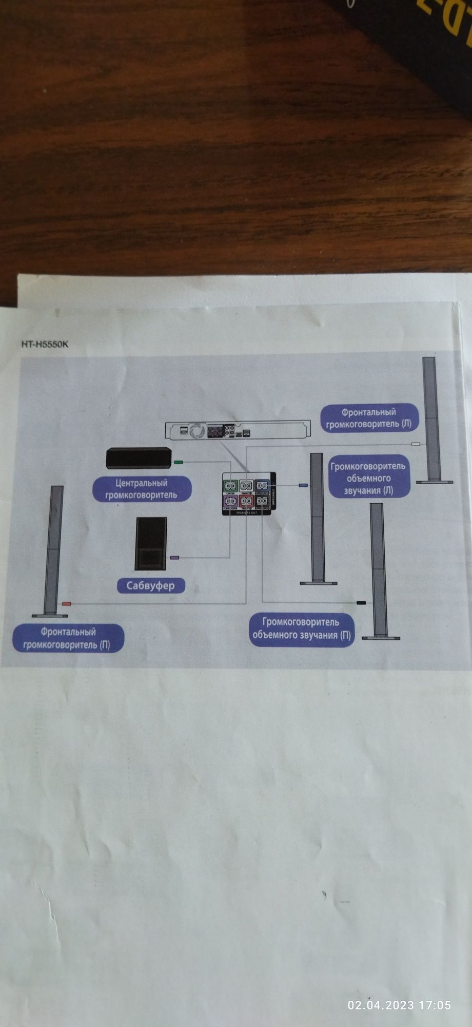 Домашний кинотеатр Samsung HT-H5530K Blu-ray