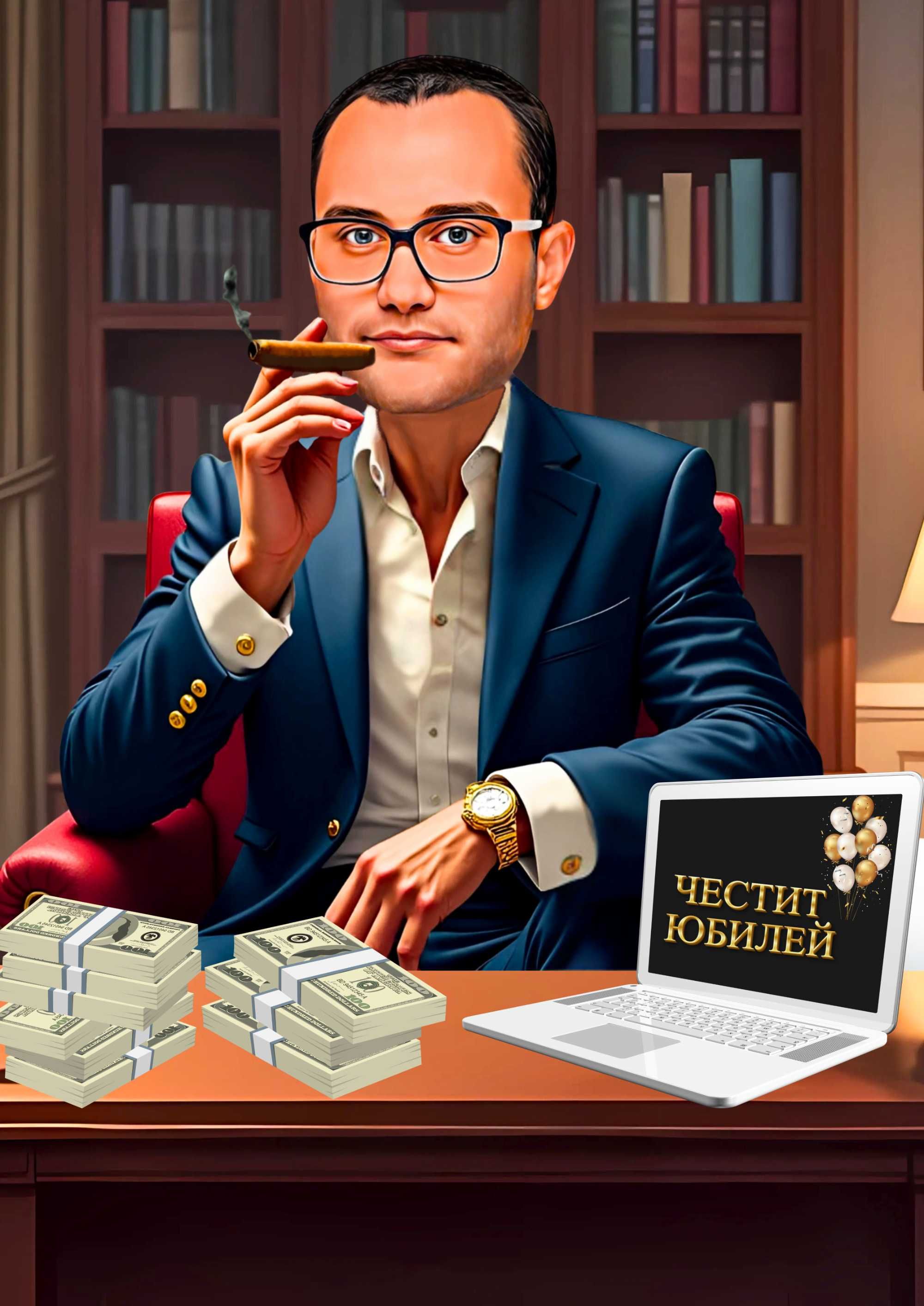 Дигитални Карикатури онлайн , изработка на дигитална карикатура