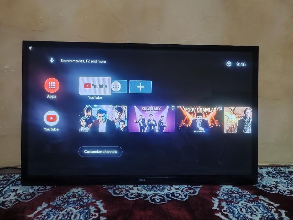 ЛЖ телевизор сатилады узбек 22 каналл корсетеды