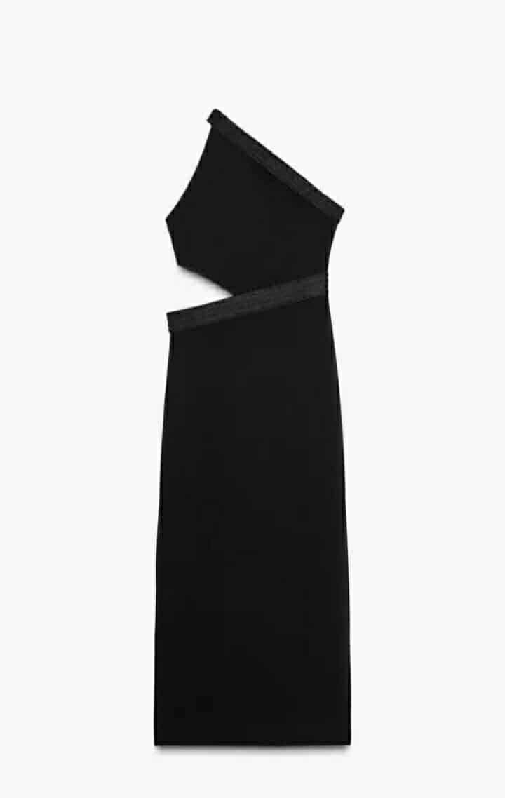 Асиметрична  еластична рокля Zara