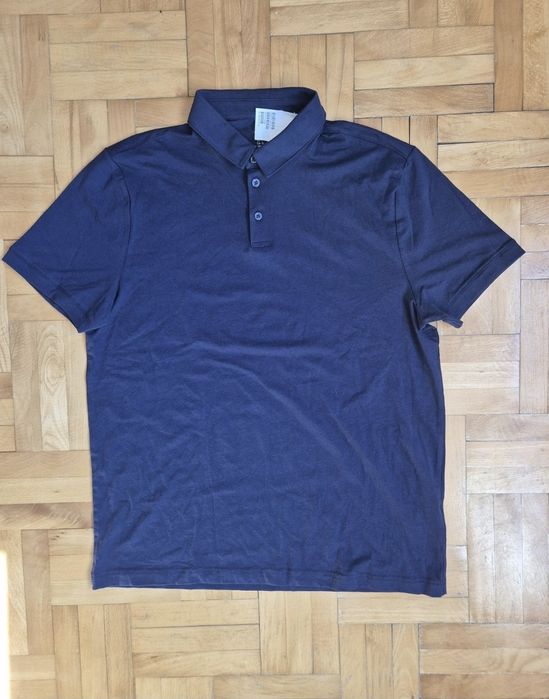 Tricou tip Polo, H&M, Slim Fit, Bărbați, Mărimea L (Fit XL)
