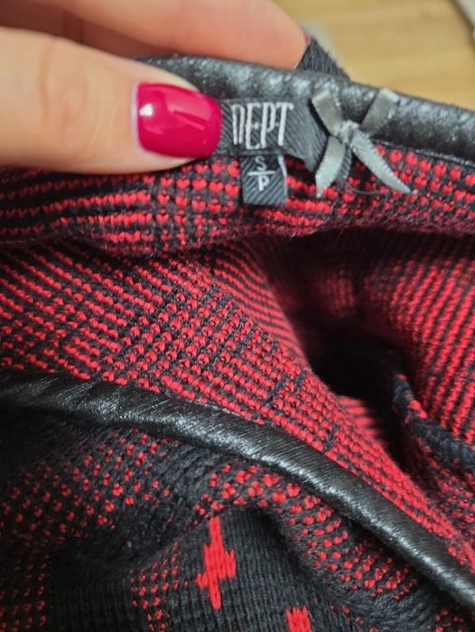 Rochie Dept superba insertii piele