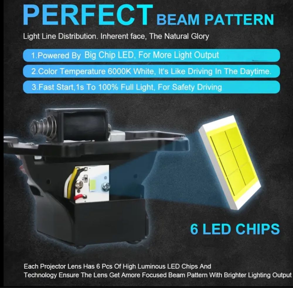 3.0 inch bi led projector lens
