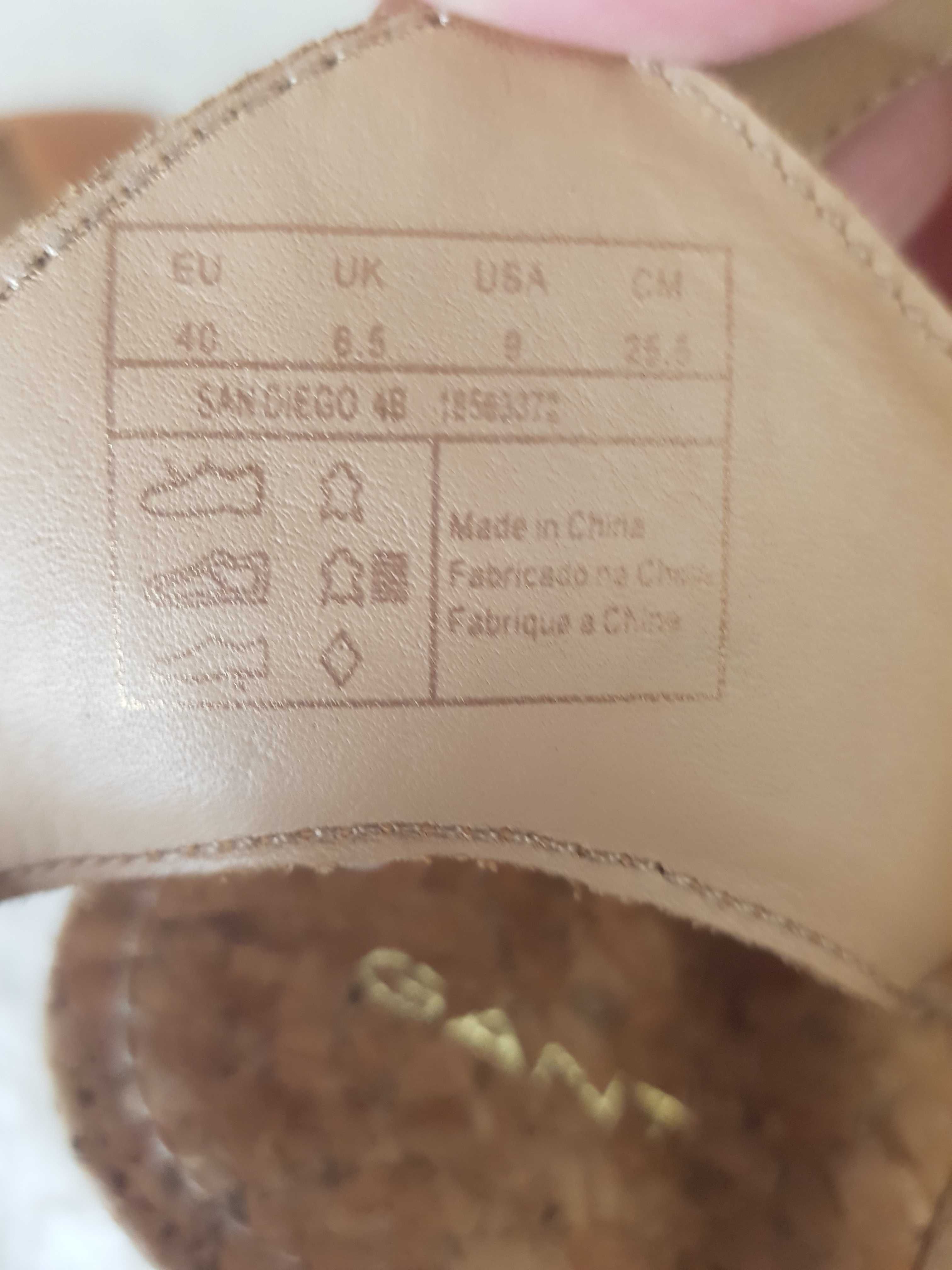 Оригинални дамски чехли сандали Alberta Ferretti Gant Естествена кожа