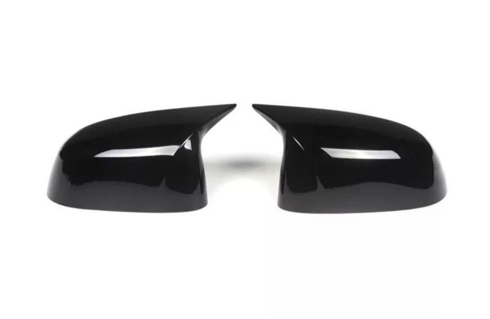 Set grile duble Capace oglinzi Negru lucios BMW M X5 F15 X6 F16