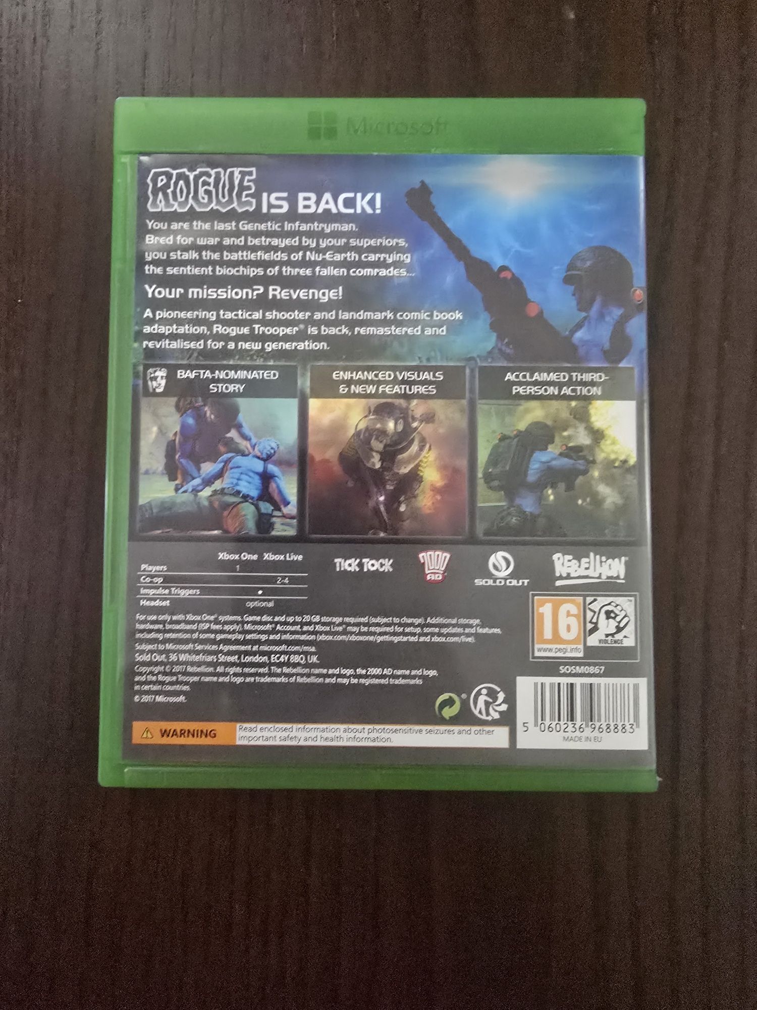 Vand Rogue Trooper Redux Xbox