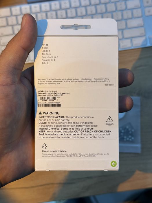 AirTag с кейсом и автономной работой до 10 лет