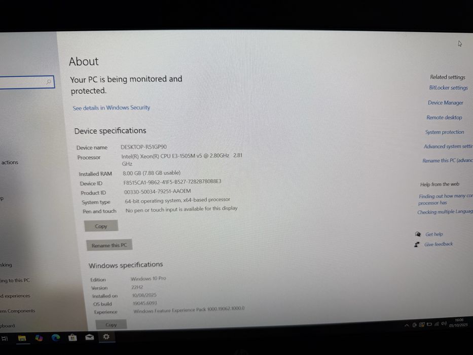 Vand laptop / workstation HP Zbook 15 G3 xenon 16gb ram