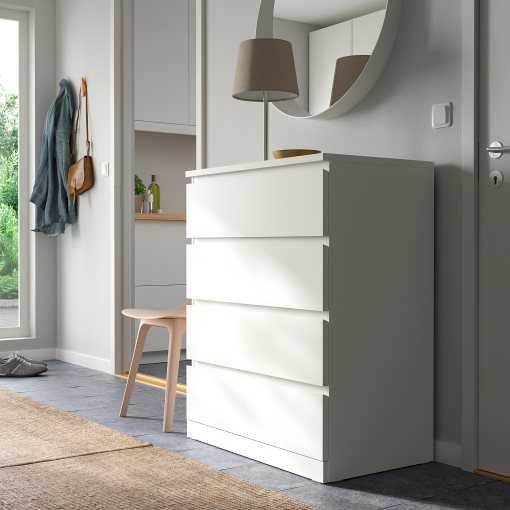 2 броя скрин MALM от IKEA с 4 чекмеджета