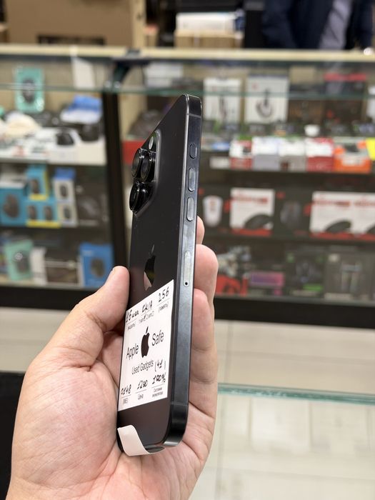 16 pro max 256 gb titanium black 100% sim 42 cycle imei