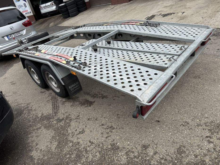 Platforma remorca auto 2 tone  impecabila