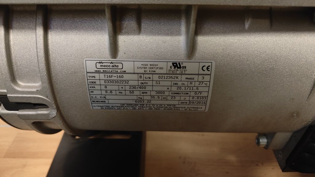 Generator benzina Honda Agt 8703