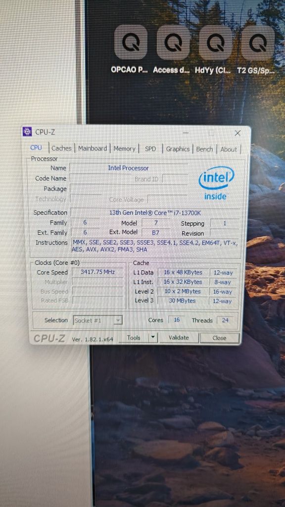 Kit Intel Core i7 13700K +MB Gigabyte Z690 GAMING X+32 GB DDR4 G.Skill