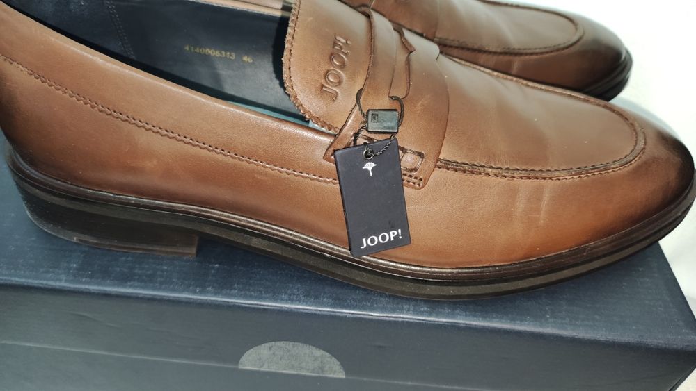 Страхотни мъжки половинки от естествена кожа JOOP ! №46