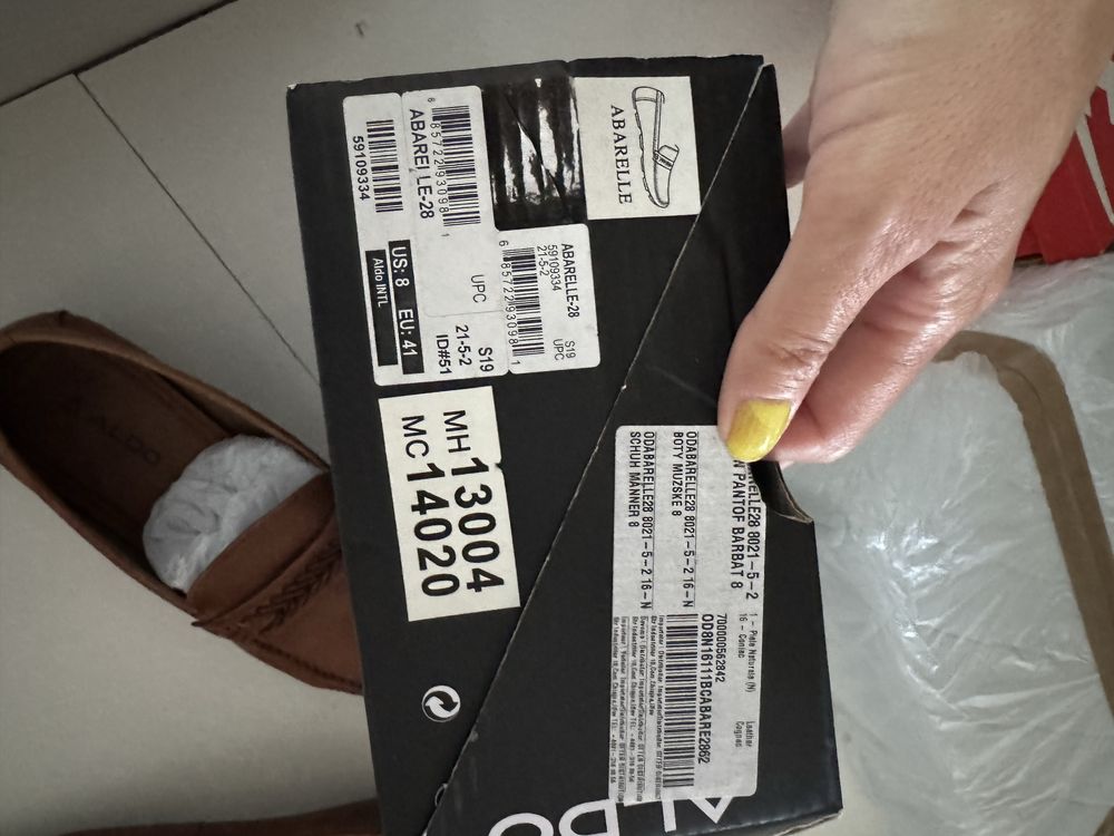 Pantofi/mocasini barbati din piele Aldo, potrivit marime 42