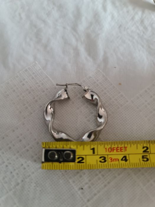 N cercei dama noi masivi argint 925,model deosebit